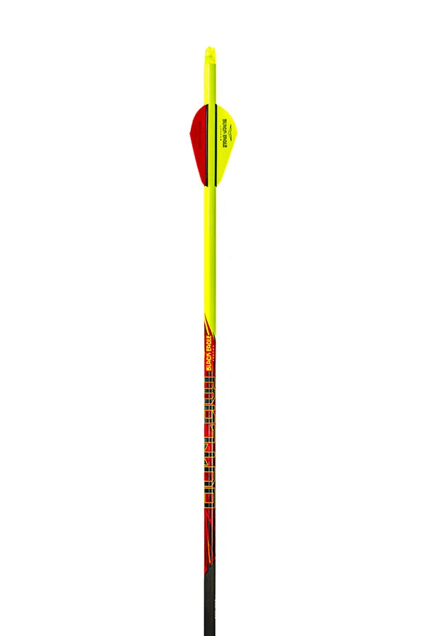 Outlaw Crested Yellow Fletched Arrows, 300, 1 DZ