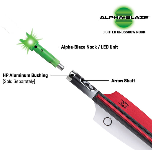 Alpha Blaze Lighted Crossbow Nock