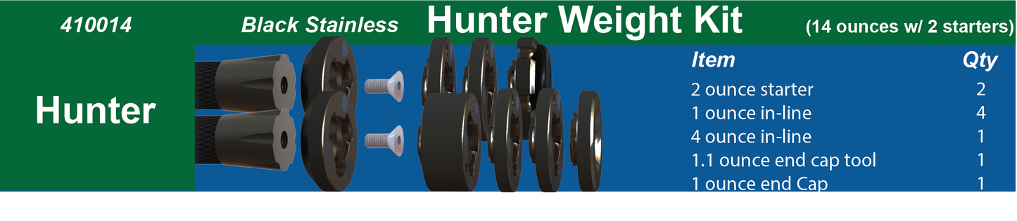 Hamskea Hunter Weight Kit Black