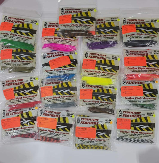 True Flight 5" RW Round Feathers