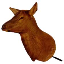 Heads Up Elk Decoy